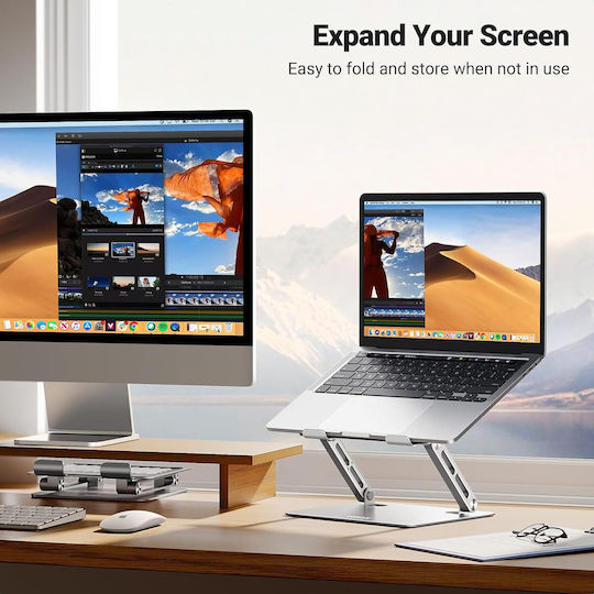 Ugreen LP866 Βάση Στήριξης για Laptop έως 17" Ασημί