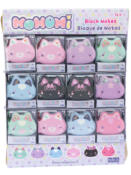 Mini-Journal Momomi Cat-Shaped Keychain Soft Planner Chain