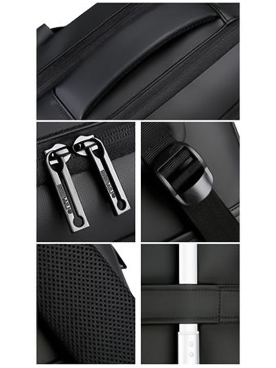 MeiNaili Backpack Αδιάβροχο Μαύρο