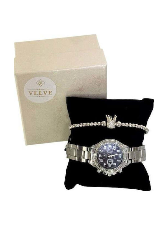 Ulysses Damen Uhr mit Gray Metallarmband