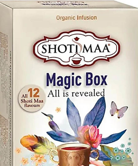 Βιολογικό Τσάι Shoti Maa Magic Box Αll 12 Organic Tea Flavours 24.2 G White 8717853494307