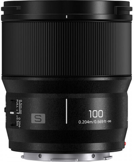 Panasonic Cadru complet Obiectiv Foto Lumix S 100mm f/2.8 Macro pentru Montura Leica L Black