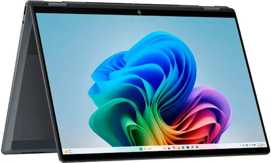 HP OmniBook X Flip 2-in-1 16" IPS FHD+ Touchscreen (Kern Ultra 7-256V/16GB/1TB SSD/W11 Startseite) Eclipse Grau (Englisch (US) Tastatursprache)