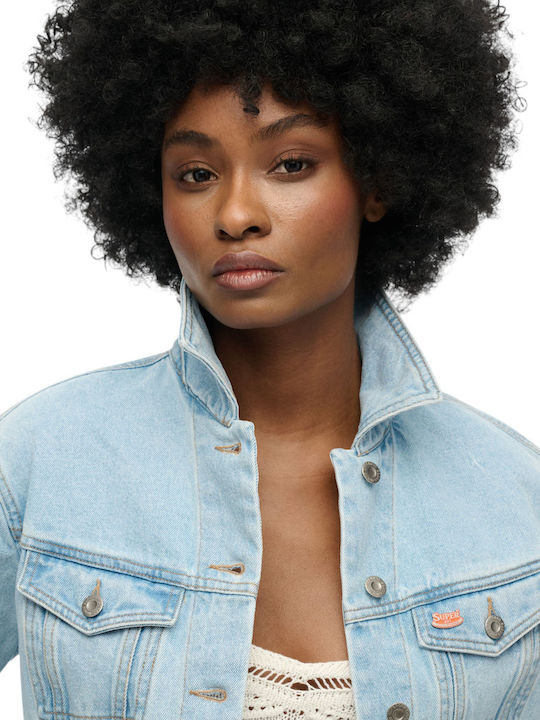 Women's Jean Jacket for Spring or Autumn Denim
