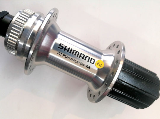 Shimano FH-TX505 Silver Rear Freehub Disc Brake 8 9 10-Speed Spoke Holes 32