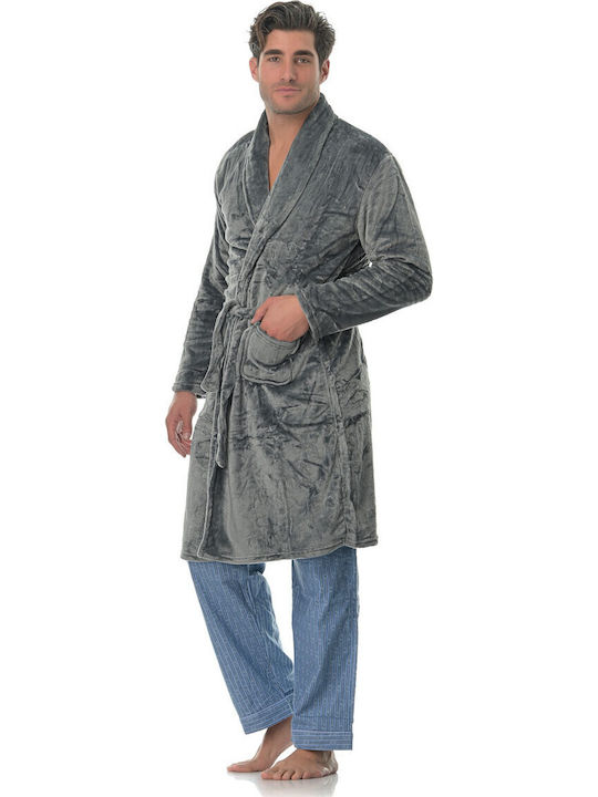 Cool Winter Herren-Robe Gray
