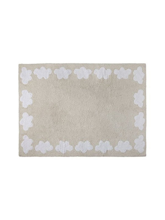 Lorena Canals Handmade Kids Synthetic Rug Clouds 120x160cm