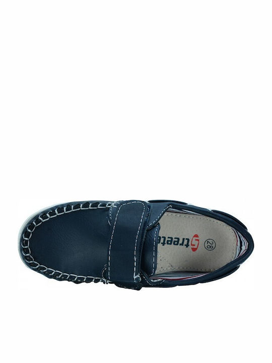 Kinder-Mokassins Blau
