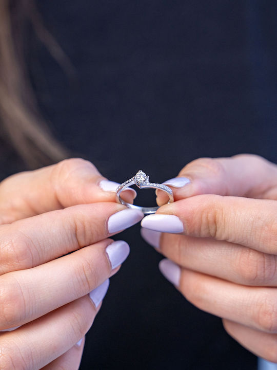 Kiriakos Gofas Single Stone with Diamond