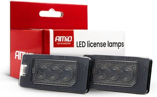AMiO Kennzeichenbeleuchtungen LED für BMW E46 / M3 / E90 / E91 / E92 / E39 / M5 / E60 / F10 / X1 / X4 / X5 / X6 / M4 1Stück