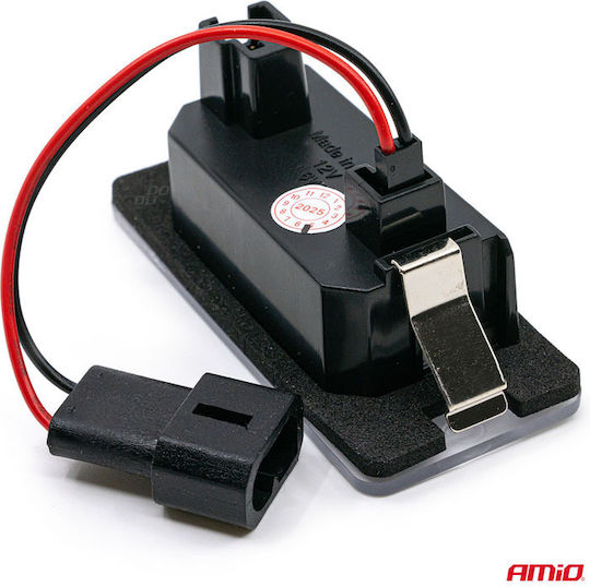 AMiO Светлини за регистрационната табела LED за BMW E46 / M3 / E90 / E91 / E92 / E39 / M5 / E60 / F10 / X1 / X3 / X4 / X5 / X6 / M4 Mini Кабрио 1бр