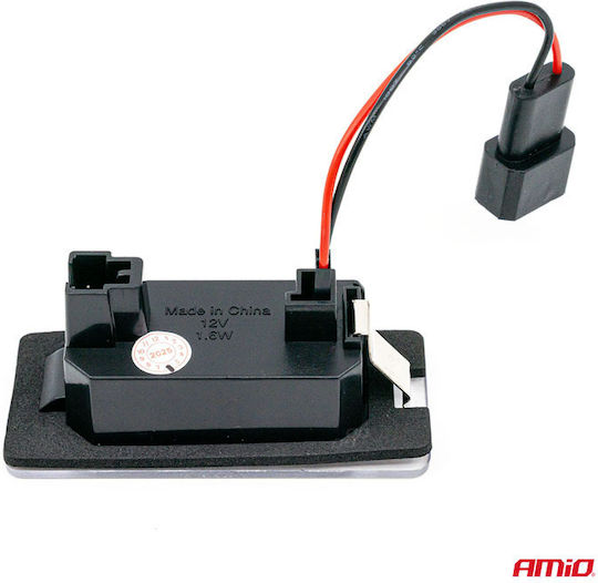 AMiO Kennzeichenbeleuchtungen LED für BMW E46 / M3 / E90 / E91 / E92 / E39 / M5 / E60 / F10 / X1 / X4 / X5 / X6 / M4 1Stück