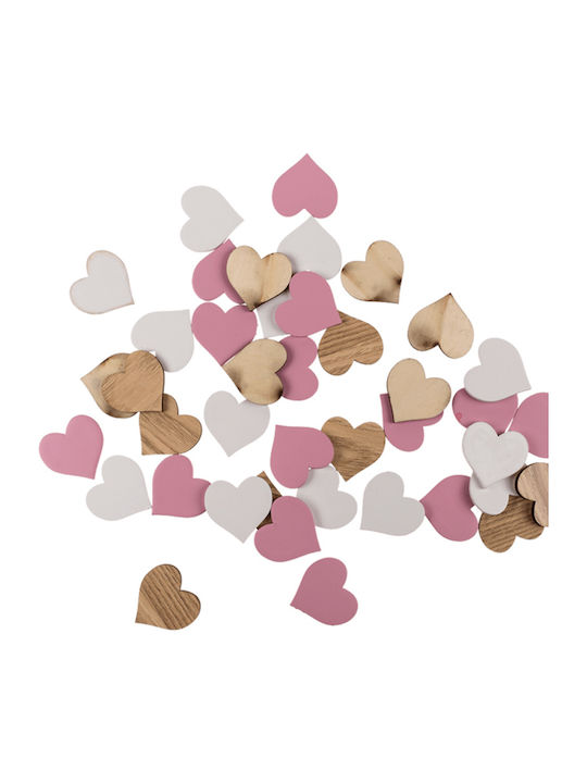Wooden Wish Book Frame 42 Hearts 3 Colors White
