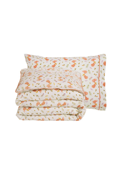 Das Home Sheet Set Single Cotton 4978 Beige, Teracotta 170x260cm 3pcs