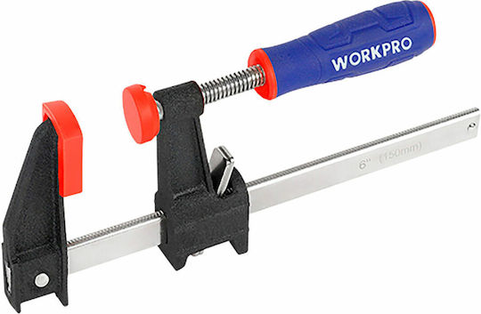 WorkPro WP232033 Σφιγκτήρας Βαρέως Τύπου "F" με Μέγιστο Άνοιγμα 600mm