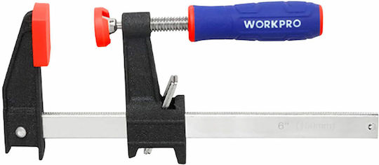 WorkPro WP232033 Σφιγκτήρας Βαρέως Τύπου "F" με Μέγιστο Άνοιγμα 600mm