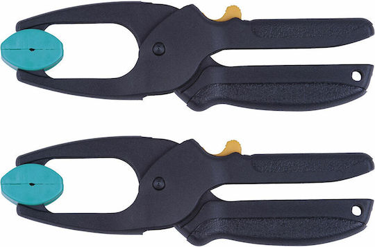 Wolfcraft Set 2 Quickfix S 30mm Set Klemmen Ratsche mit maximaler Öffnung von 30mm mm