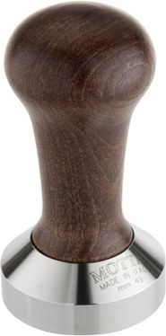 Motta Tamper Handle with Flat Surface 49mm Brown
