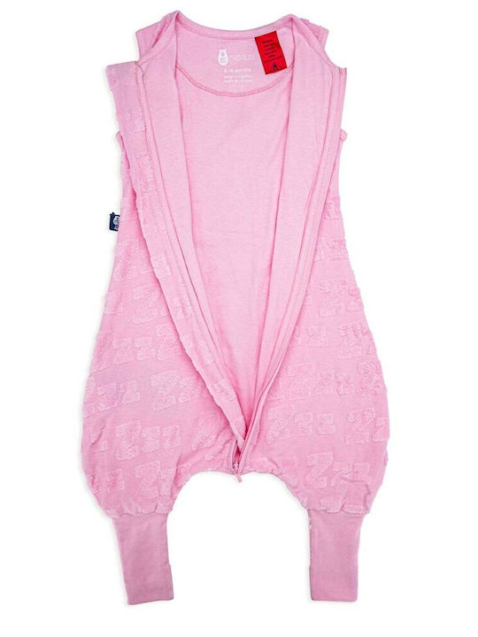 Baby Bliss Winter Schlafsack mit Füßen 2.5 Tog Dreamy Zzz Pink