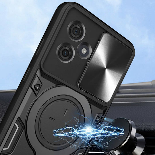 Techsuit Camguard Pro Back Cover Silicon Negru (Moto G86)