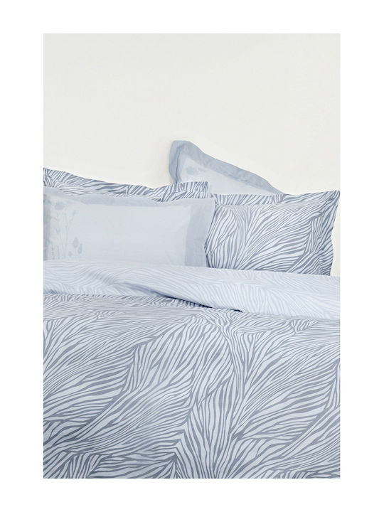 Nima Duvet Cover Set Cotton Queen with 2 Pillowcases 220x240 Mocca Grey