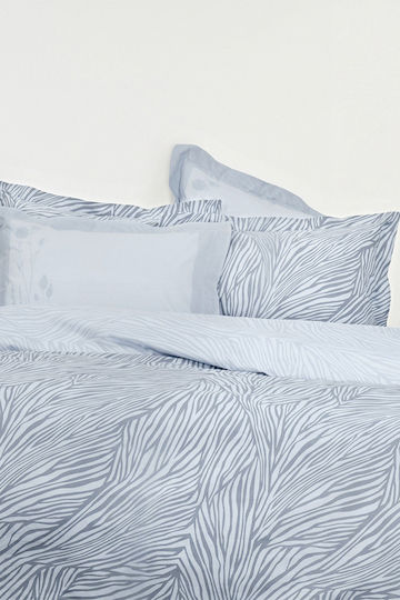 Nima Duvet Cover Set Cotton Queen with 2 Pillowcases 220x240 Mocca Grey