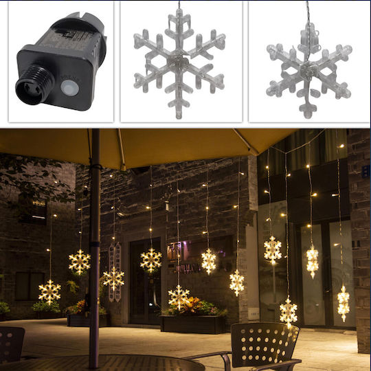138 Lights LED 2.5m. Warm White type Curtain 1pcs