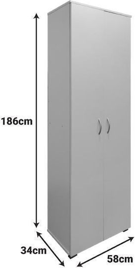 Metalică Suport pentru pantofi Racka L58xW34xH186cm