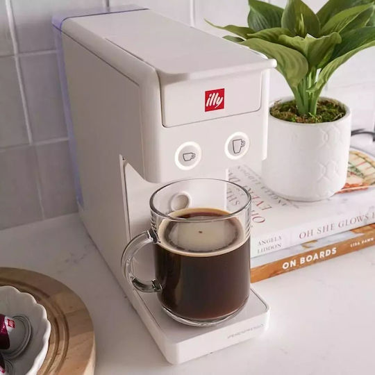 Illy Y3.2 Pod Coffee Machine Iperespresso Pressure 19bar White