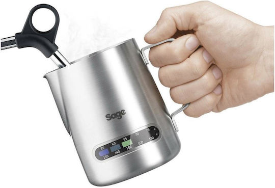 Sage the Barista Express BES875UK Automatic Espresso Coffee Machine 1850W Pressure 15bar with Grinder Silver BES875UK