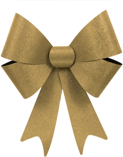 Due esse Christmas Door Bow Gold Glitter 48x9x56cm