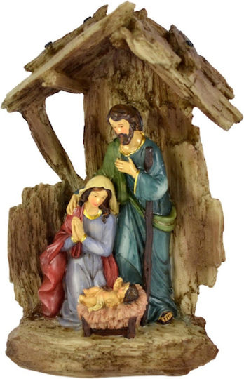 Due esse Christmas Manger Hut Ceramic 20cm