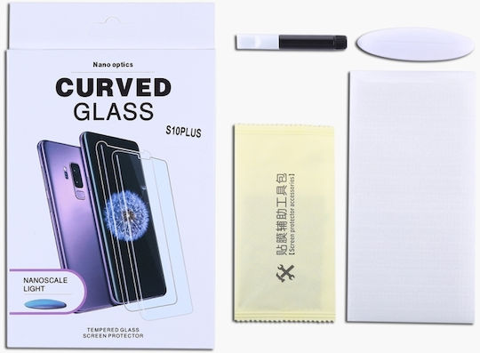 Gehärtetes Glas Vollbild Kurvte Kleber UV Samsung Galaxy Note 9