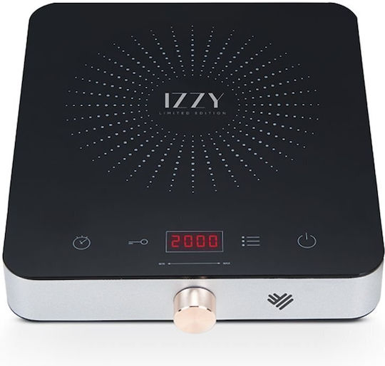 Izzy IZ-1201 Induction Countertop Single Burner Black