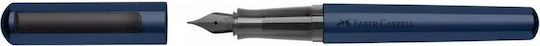 Faber Castell Hexo Blue Fountain Pen 150540 4005401505402 Fine Nibs
