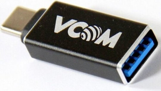 Vcom Адаптер OTG USB3.1 Тип C USB3.0 AF CA431M