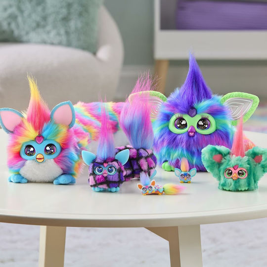 Hasbro Jucărie De Plus Furby DJ Furblets Cu Sunet Kitt-Ee-Luv Pentru 6+ Ani