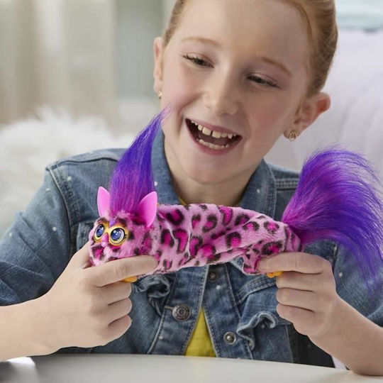 Hasbro Jucărie De Plus Furby DJ Furblets Cu Sunet Kitt-Ee-Luv Pentru 6+ Ani