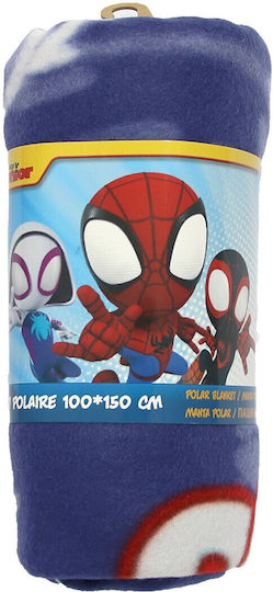 Marvel Blanket Fleece Blue 150x100cm