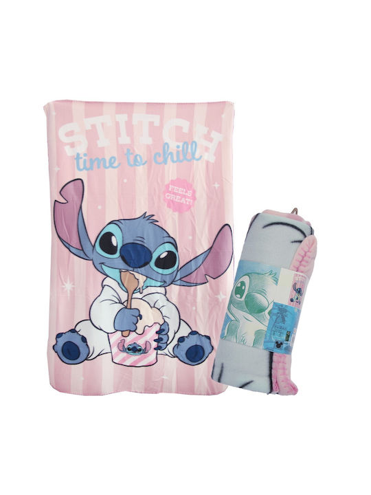 Disney Blanket Fleece Lilo & Stitch Pink 150x100cm