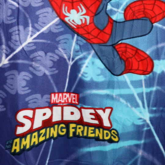 Marvel Κουβέρτα Fleece Μπλε 150x100εκ.