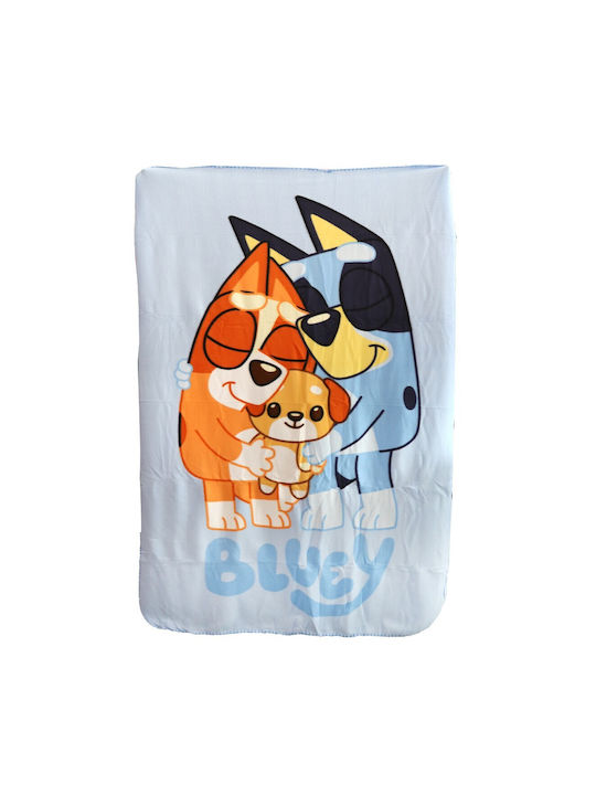 Bluey Blanket Fleece Blue 150x100cm