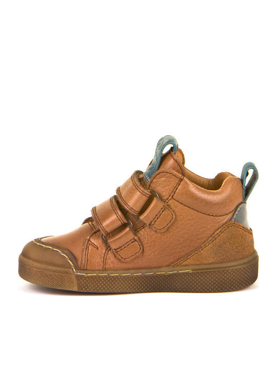 Kids Sneakers High with Scratch Tabac Brown