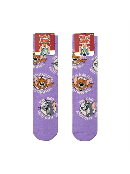 Disney Kids' Socks Tom + & Jerry Gray 3 Pairs