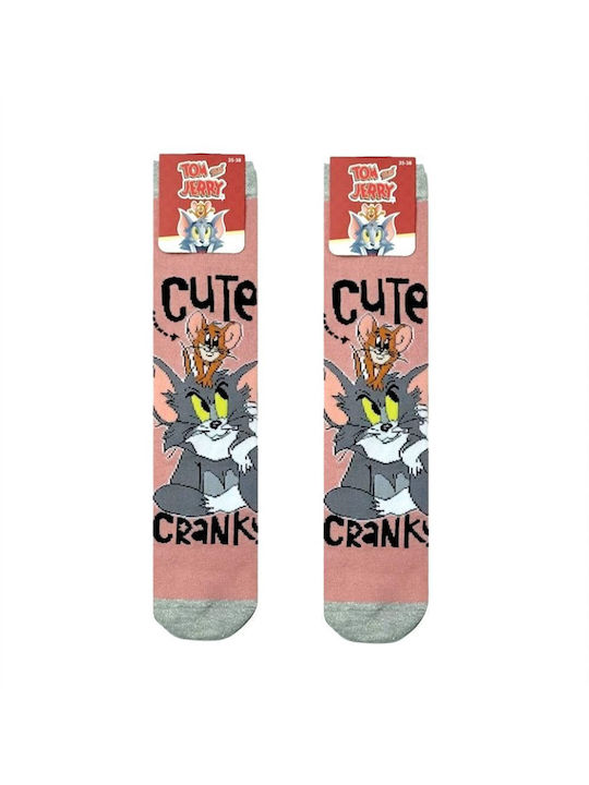 Disney Kids' Socks Tom + & Jerry Gray 3 Pairs