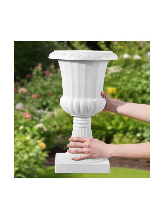 Vevor Planter Box Plastic White 25x42x42cm.