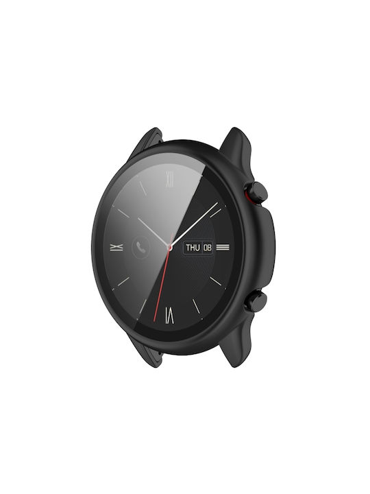 Amazfit GTR 2 eSIM Закалено Стъкло + Вградeн Защитен Калъф Компютър Черен
