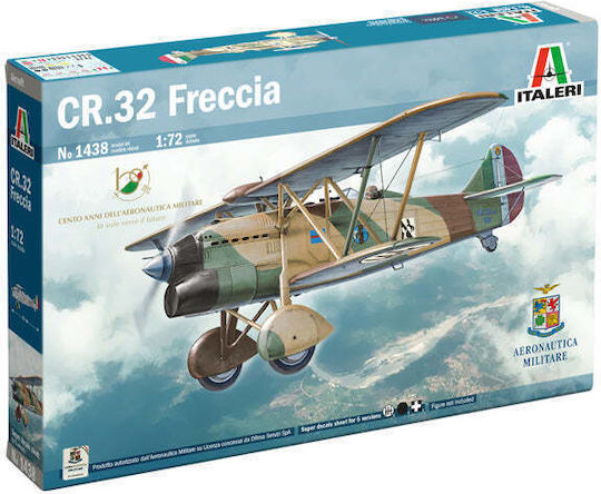 Bauanleitung Flugzeugmodell Cr.32 Freccia Flugzeug Maßstab 1:72 Italeri 1438s