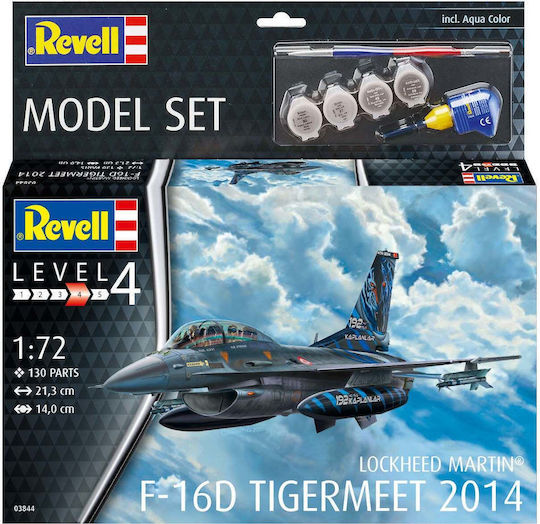 Revell Modellset F-16d Fighting Falcon Baubares Flugzeug Modell