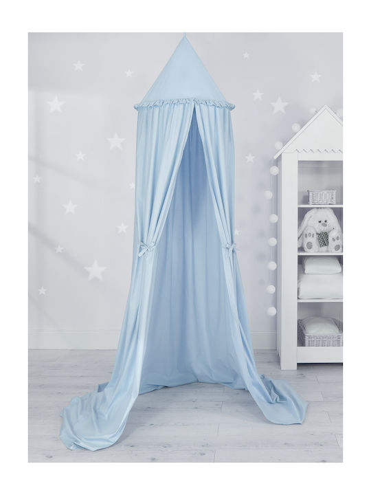 My Sweet Baby Mückennetz Kinderbett aus Tüll Blau